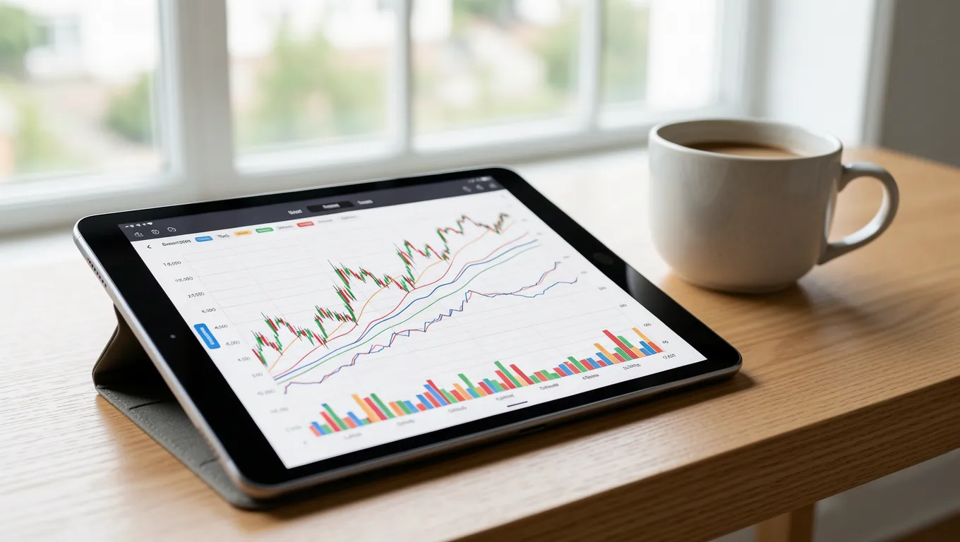 Digital tablet displaying comparison rates for personal loans in 2026